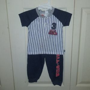 All Star Baseball Pajama Set